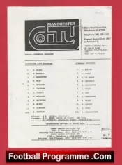 Manchester City v Liverpool 1985 – Reserves Match + Steve Redmond