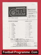 Manchester City v Liverpool 1985 – Reserves Match + Steve Redmond