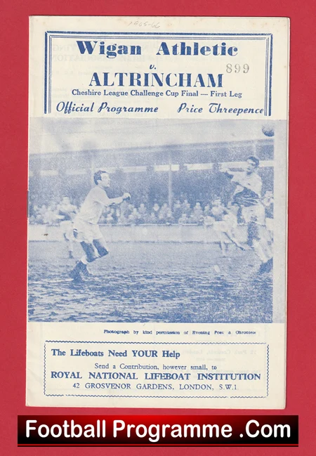 Wigan Athletic v Altrincham 1966 - Cheshire League Cup Final - Image 2