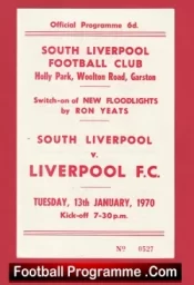 South Liverpool v Liverpool 1970 – New Floodlights Ron Yeats
