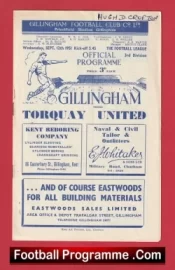 Gillingham v Torquay United 1951 – 1950s