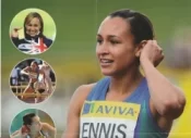 Great Britain Champion Olympic Runner Jessica Ennis Autographed Signed Picture Poster