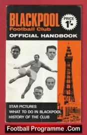 Blackpool Official Supporters Handbook 1968 – 1969 Hand Book