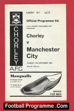  Manchester City v Torino 1961 - Denis Law Played for the Italy Team Football Programme .COM Football Programmes Memorabilia