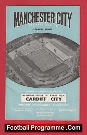 Manchester City v Cardiff City 1961 – Man City