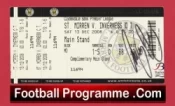 St Mirren v Inverness 2008 – Signed Autographed Football Ticket