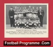 Plymouth Argyle Football Club Multi Autographed Team Picture 1958 – 1959