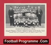 Plymouth Argyle Football Club Multi Autographed Team Picture 1958 – 1959