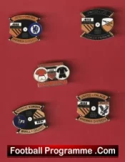 Manchester United Football Badge Collection Man Utd Badges X 5