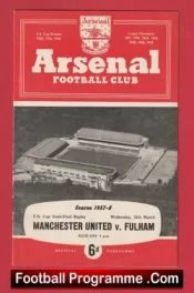 Fulham v Manchester United 1958 – FA Cup Semi Final Replay Arsenal