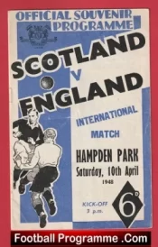 Scotland v England 1948 – Hampden Park 1940s + Delaney Man Utd