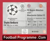 Bayern Munich v Manchester United 1998 – Treble Season Ticket
