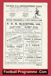 Cowes v Poole Town 1967