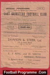 East Grinstead v Horsham 1949 – 1940s