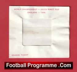 England World Cup 1966 - Genuine Match Tickets Wallet - football memorabilia