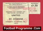 Manchester United v St Etienne 1977 – CCTV from Plymouth Ticket