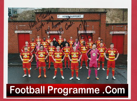 Partick Thistle Kris Doolan Autographed Signed Photograph Picture = 121 Goals - Image 2