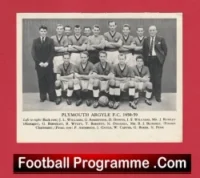 Plymouth Argyle Football Club Multi Autographed Team Picture 1958 – 1959
