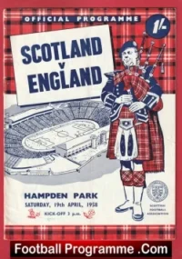 Scotland v England 1958 – Bobby Charlton First Match England Debut