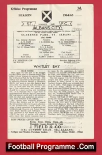 St Albans City v Whitley Bay 1965 – FA Amateur Cup
