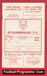 Stourbridge v Brirley Hill Alliance 1961