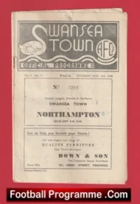 Swansea Town v Northampton Town 1948 – 1940s