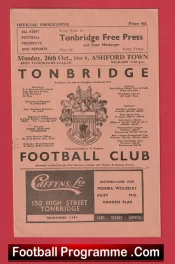 Tonbridge v Ashford Town 1964 – Kent League