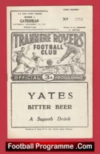 Tranmere Rovers v Gateshead 1961 – FA Cup