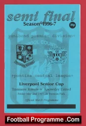 Tranmere Rovers v Knowsley United 1997 – Liverpool Senior Cup Semi Final