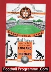 England v Denmark 1956 – World Cup Duncan Edwards