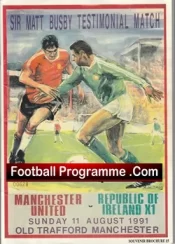 Manchester United Matt Busby Testimonial Man Utd Multi Signed