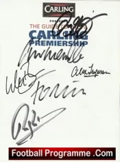 Manchester United Multi Signed Ferguson Keane Giggs Plus