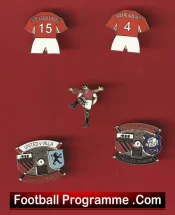 Manchester United Football Badge Collection Man Utd Badges X 5