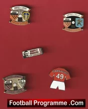 Manchester United Football Badge Collection Man Utd Badges X 5