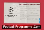 Manchester United v Monaco 1998 – Football Ticket