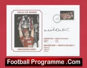 Manchester United Mike Duxbury Royal Mail Signed First Day Cover FDC