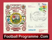 Manchester United Brian McClair Autographed Signed FDC European Cup