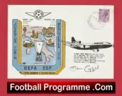Manchester United Steve Coppell Autographed Signed FDC v Juventus 1976