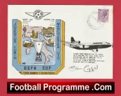 Manchester United Steve Coppell Autographed Signed FDC v Juventus 1976