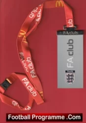 Manchester United v Chelsea 2010 – Community Shield FA Club Lanyard