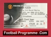 Manchester United v Burton Albion 2006 – Match Ticket Replay