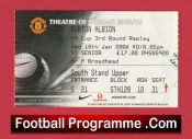 Manchester United v Burton Albion 2006 – Match Ticket Replay