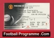 Manchester United v Manchester City 2005 – Football Ticket