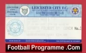 Leicester City v Manchester United 1999 – Match Ticket
