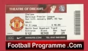 Manchester United v Chelsea 2009 – Football Ticket