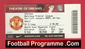 Manchester United v Chelsea 2009 – Football Ticket