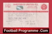 Sheffield United v Manchester United 1993 Ticket – Champions
