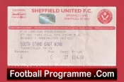 Sheffield United v Manchester United 1993 Ticket – Champions