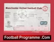 Manchester United v Feyenoord 1997 – Match Ticket