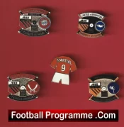 Manchester United Football Badge Collection Man Utd Badges X 5